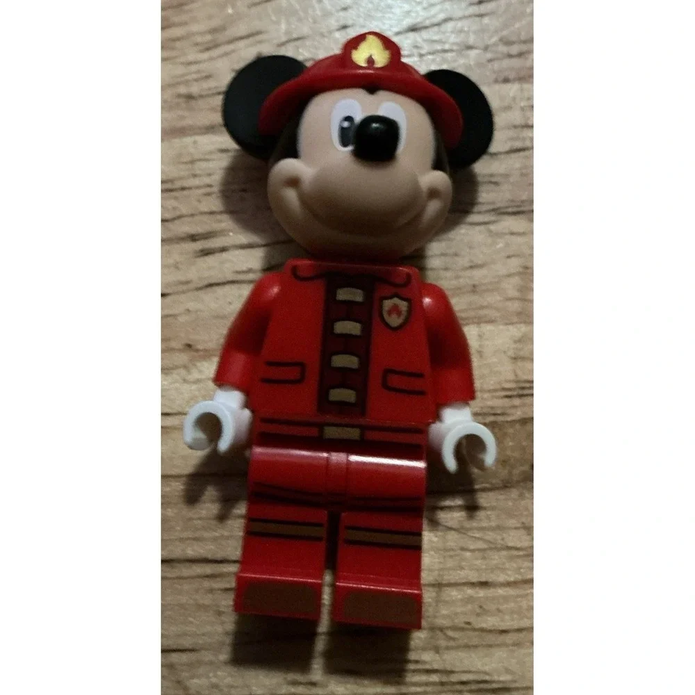 Lego Mickey And Mouse Mouse Mini Figures Fire Fighters 10776, No Accessories